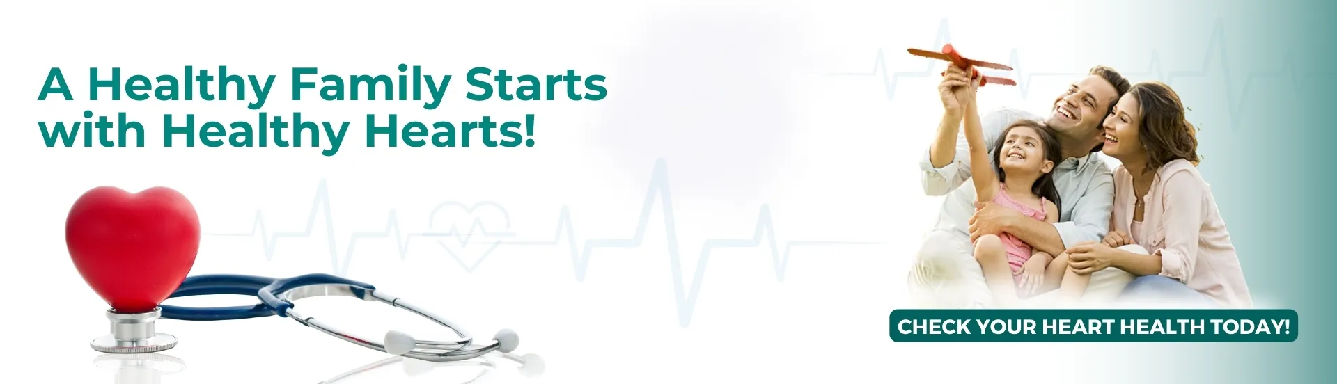 SmartCare Diagnostics Pvt Ltd banner image showcasing a happy family embracing, accompanied by the text 'A healthy family starts with healthy hearts' and a heart health icon, promoting wellness and highlighting the company's commitment to family health.